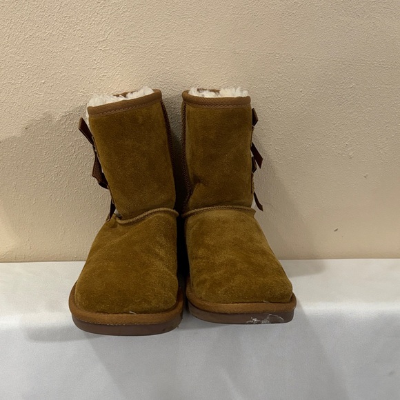 Koolaburra Brown Kids Boots - Picture 1 of 12